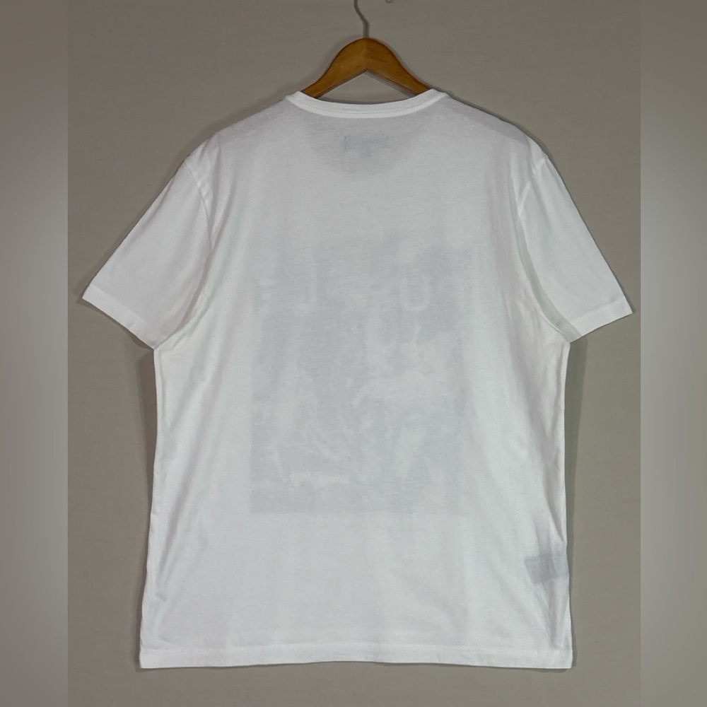Purple Brand White Graphic T-Shirt XL Abstract Art Logo Tee Streetwear - Picture 3 of 4